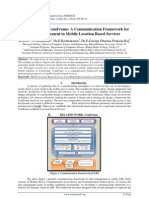 Cost Analysis of Comframe: A Communication Framework For Data Management in Mobile Location Based Services