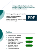 Nanomap: An Integrated Design Optimization Flow For A Hybrid Nanotube/Cmos Dynamically Reconfigurable Architecture