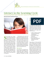 Lliteracy in The Learning Cycle