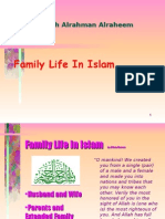 Family Life in Islam