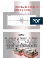 Red Sismologica Nacional de Colombia