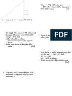 ADD MATHS Quiz1 Circular Measure