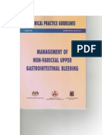 Management of Non Variceal Upper Gastrointestinal Bleeding