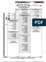 Sample Detroit Ballot