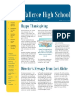 High School Newsletter October2