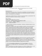 Anexo 6. Instrumento Tres. Transcripción de La Entrevista Final Docentes