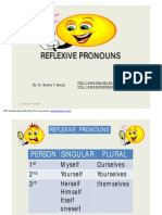 Reflexive Pronouns: By: Dr. Shadia Y. Banjar