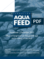 Effect of Sangrovit® On The Growth and Performance of Sea Bass