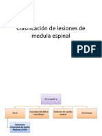 Clasificación de Lesiones de Medula Espinal (Urgencias)