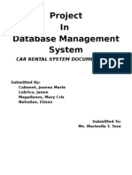 Car Rental System Documentation