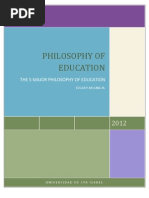 Major Educational Philosophies