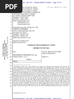 E-File: March 29, 2010: United States Bankruptcy Court District of Nevada