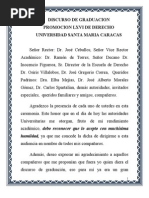 Mi Discurso Promocion Lxvi Derecho Usm