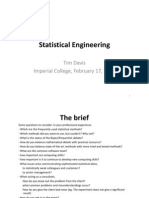 Statistical Engineering - Imperial College