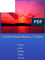 Diapositivas La Enfermedad Mental y El Delito