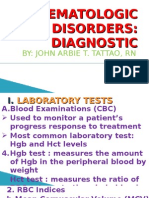 Diagnostic Test in Hematology