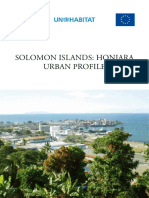 Solomon Islands: Honiara Urban Profile