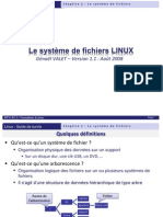 Linux - Chap2 - Systeme de Fichiers