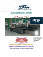 SUMMER TRAINING REPORT AT Elin Electronics Ltd. Gzb.