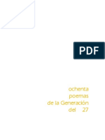 Generacion Del 27 Ochenta Poemas