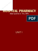 Hospital Pharmacy: Mae Quenie A. Tiro, RPH