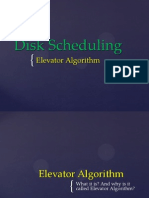 Operating System - Elevator Algorithm