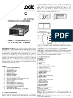 Microprocessor-Based Digital Electronic Controller: Vr. 01 (I - GB) - Cod.: ISTR 00540