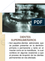 Dientes Supernumerarios