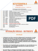 DIETOTERAPIA II Aula 15 Interacao Droga Nutriente