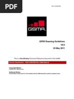 GPRS Roaming Guidelines V6.0 GSMA