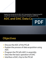 PIC18 ADC and DAC Data Converter