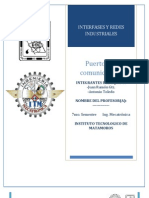 INTERFASES Y REDES INDUSTRIALES: PUERTOS DE COMUNICACION (Esata Paralelo Usb Firewire Vga S-Video rj-45 Etc.)