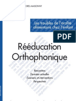 Troubles de L'oralité Chez L'enfant PDF