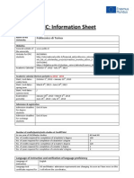 Politecnico Di Torino - Information Sheet