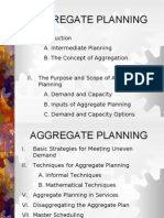 Aggregate Planning