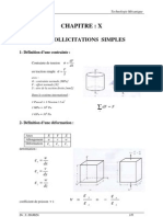 CHAPITRE 8 - Sollicitations Simples