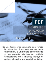 Estado de Situacion Financiera