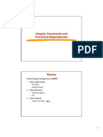 Integrity Constraints and Functional Dependencies