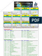 Calendar 2013