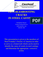 Troubleshooting Cracks in Steel Castings