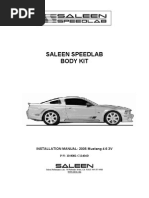 Saleen Speedlab Body Kit Installation Manual - Rev D