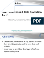 SQL - Permissions and Data Protection