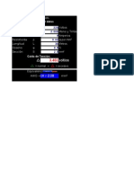 Tabla para Calcular Caída de Tensión