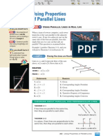 ML Geometry 3-5 Using Properties of Parallel Lines