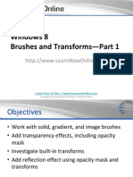 Windows 8 - BrushesAndTransforms