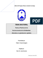 Teoría y Practicas de La Socioeconomia de La Solidariedad Alternativas A La Globalización Capitalist A