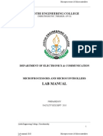 Jyothi Engineering College: Lab Manual