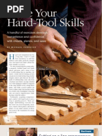 Hone Your Hand-Tool Skills: A Handful of Exercises Develops Competence and Confidence With Chisels, Planes, and Saws