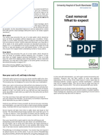 Cast Removal What To Expect: Fracture Clinic