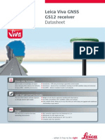 Datasheet: Leica Viva GNSS GS12 Receiver